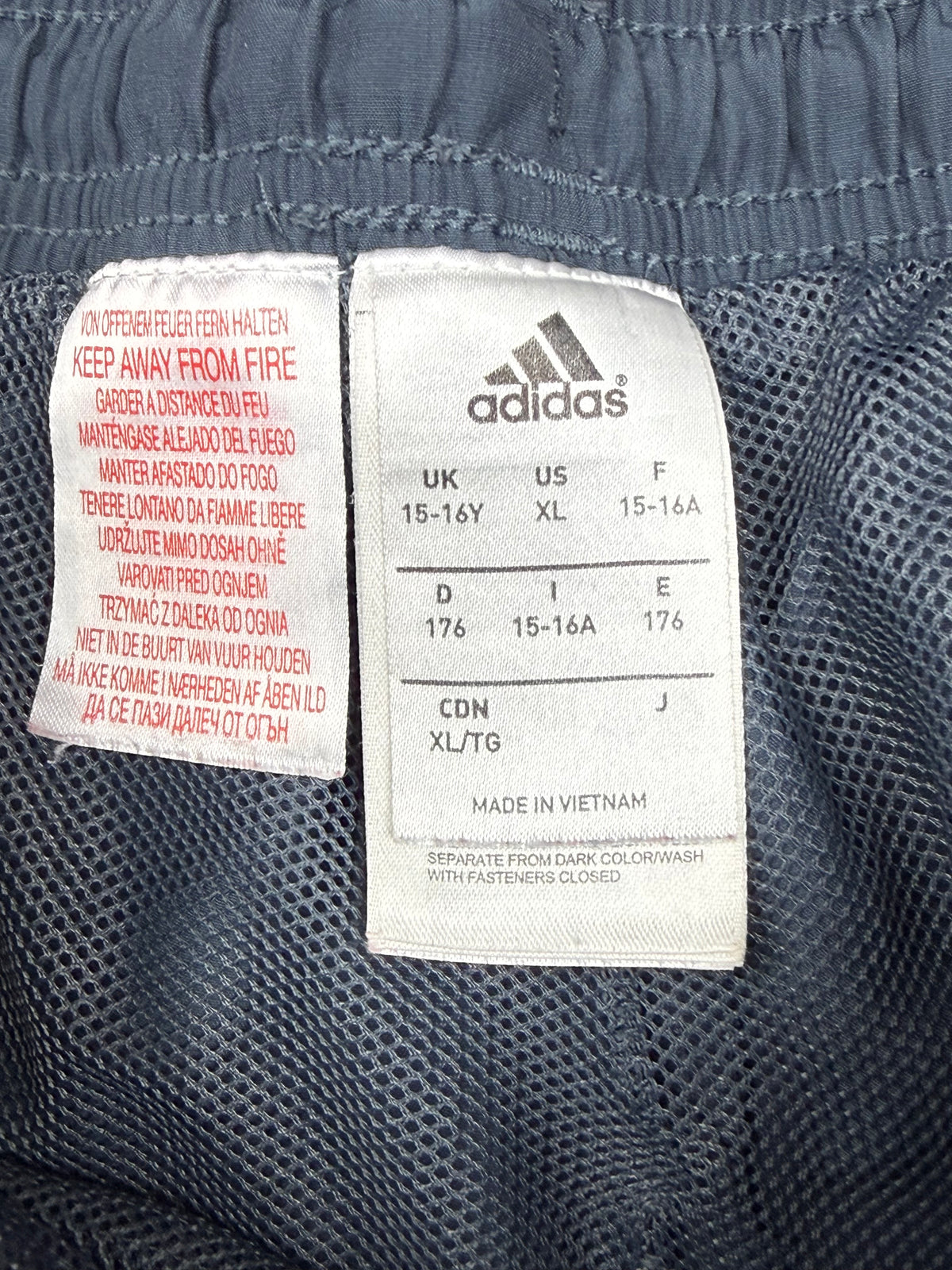 vintage Adidas Real Madrid trackpants {S}