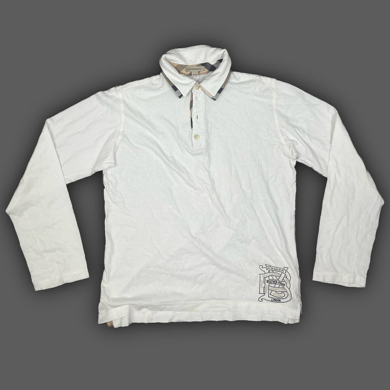 vintage Burberry longsleeve polo {XS}