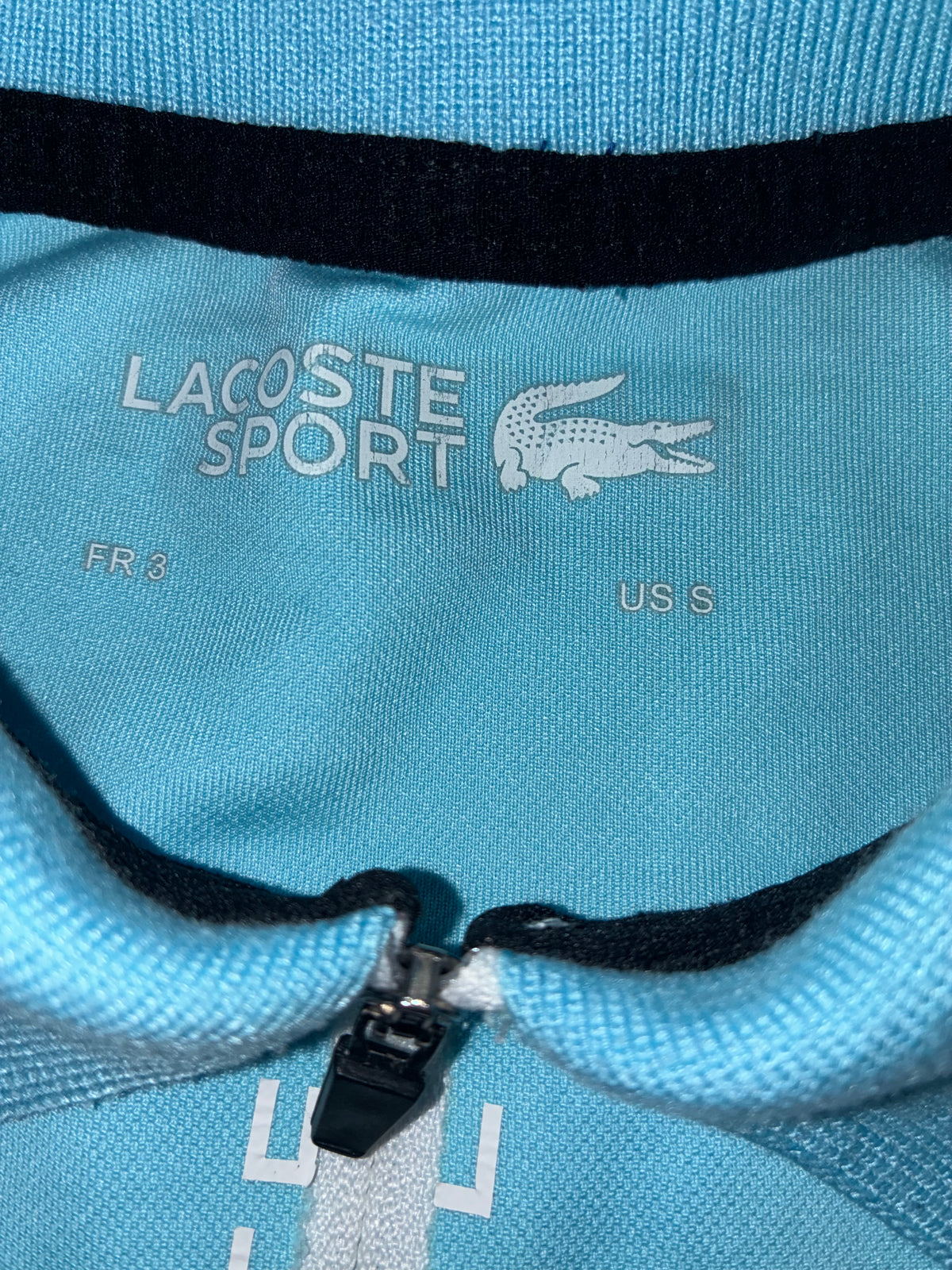 babyblue Lacoste polo {S}