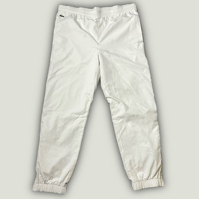 vintage white Lacoste trackpants {L}