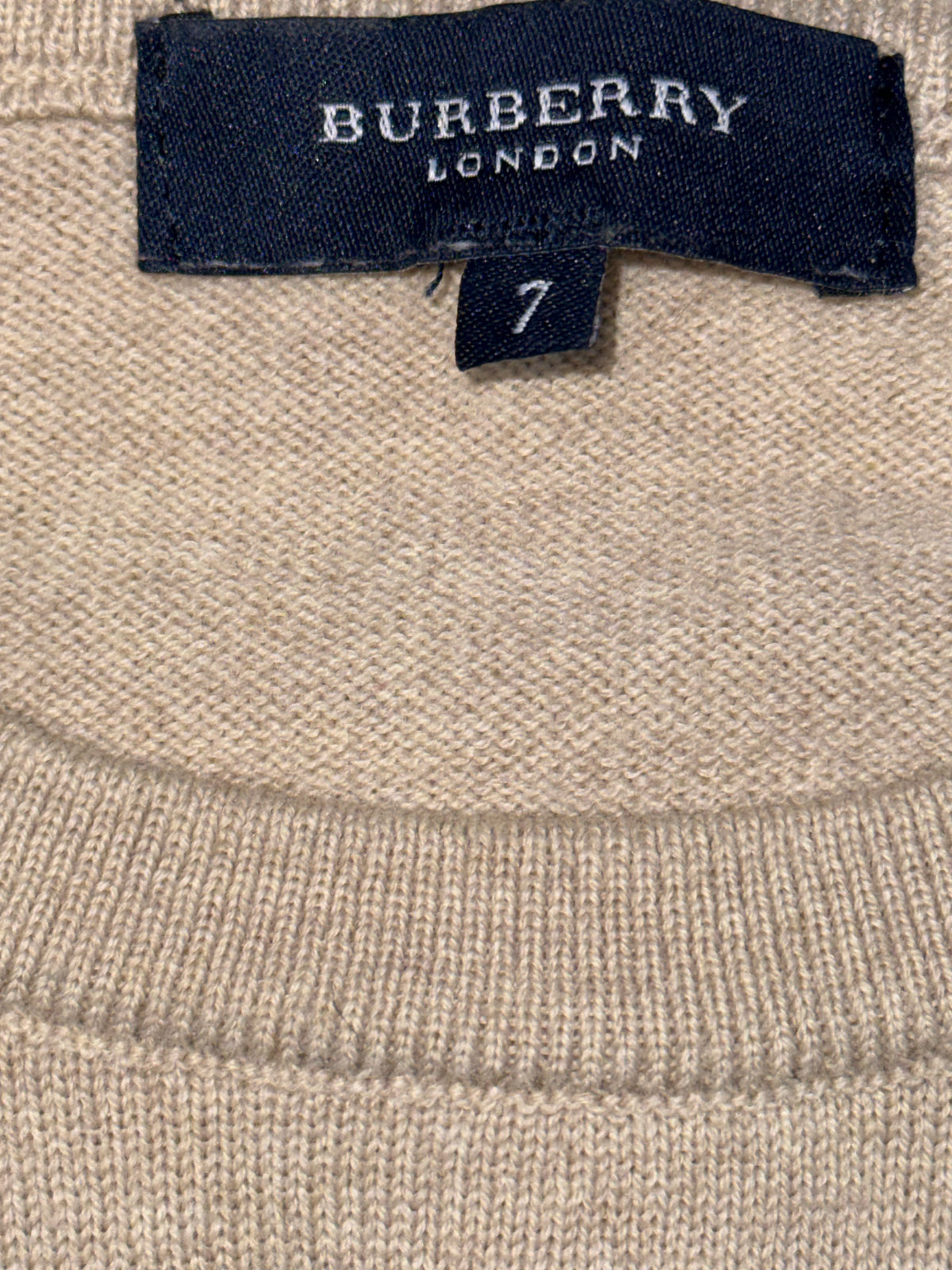 vintage Burberry knittedsweater {L}