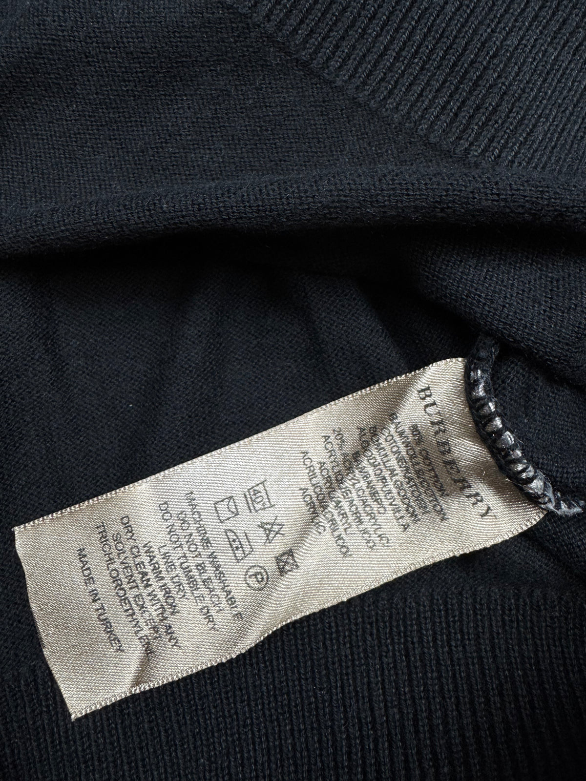 vintage Burberry knittedsweater {S}