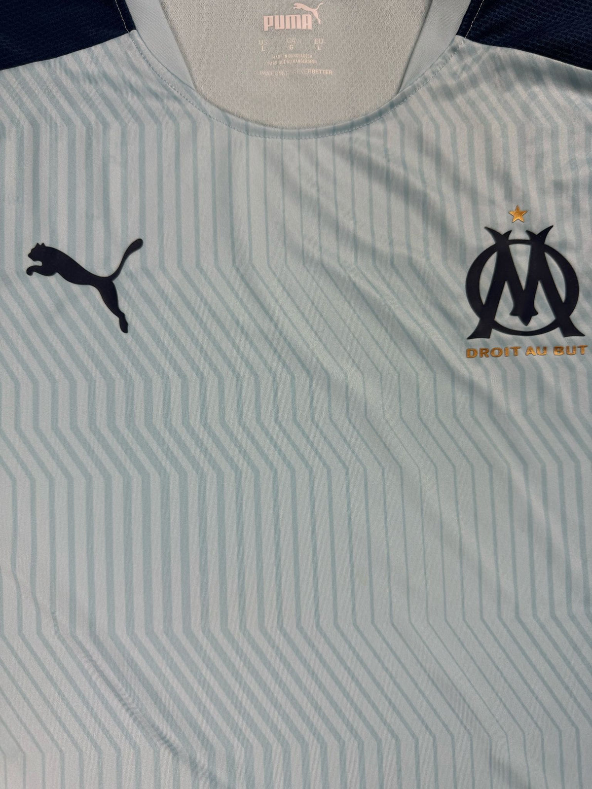 babyblue Puma Olympique Marseille trainingjersey {L}