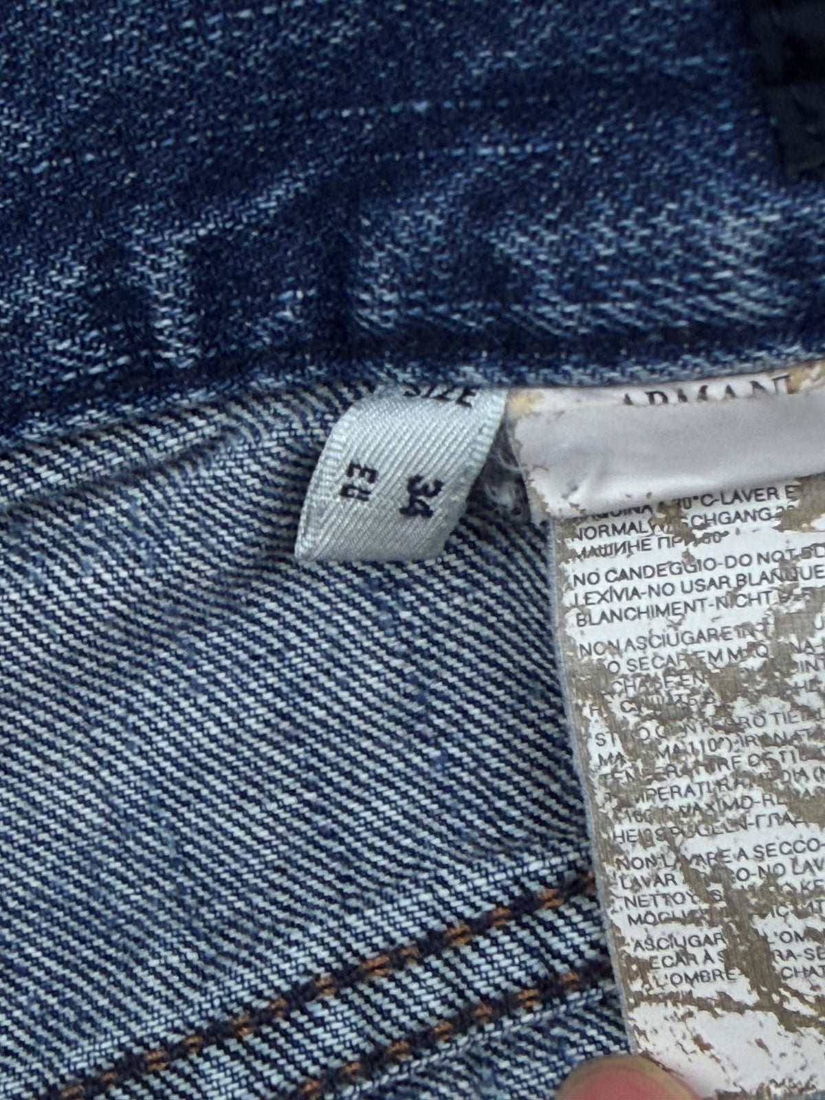 vintage Armani jeans {L}