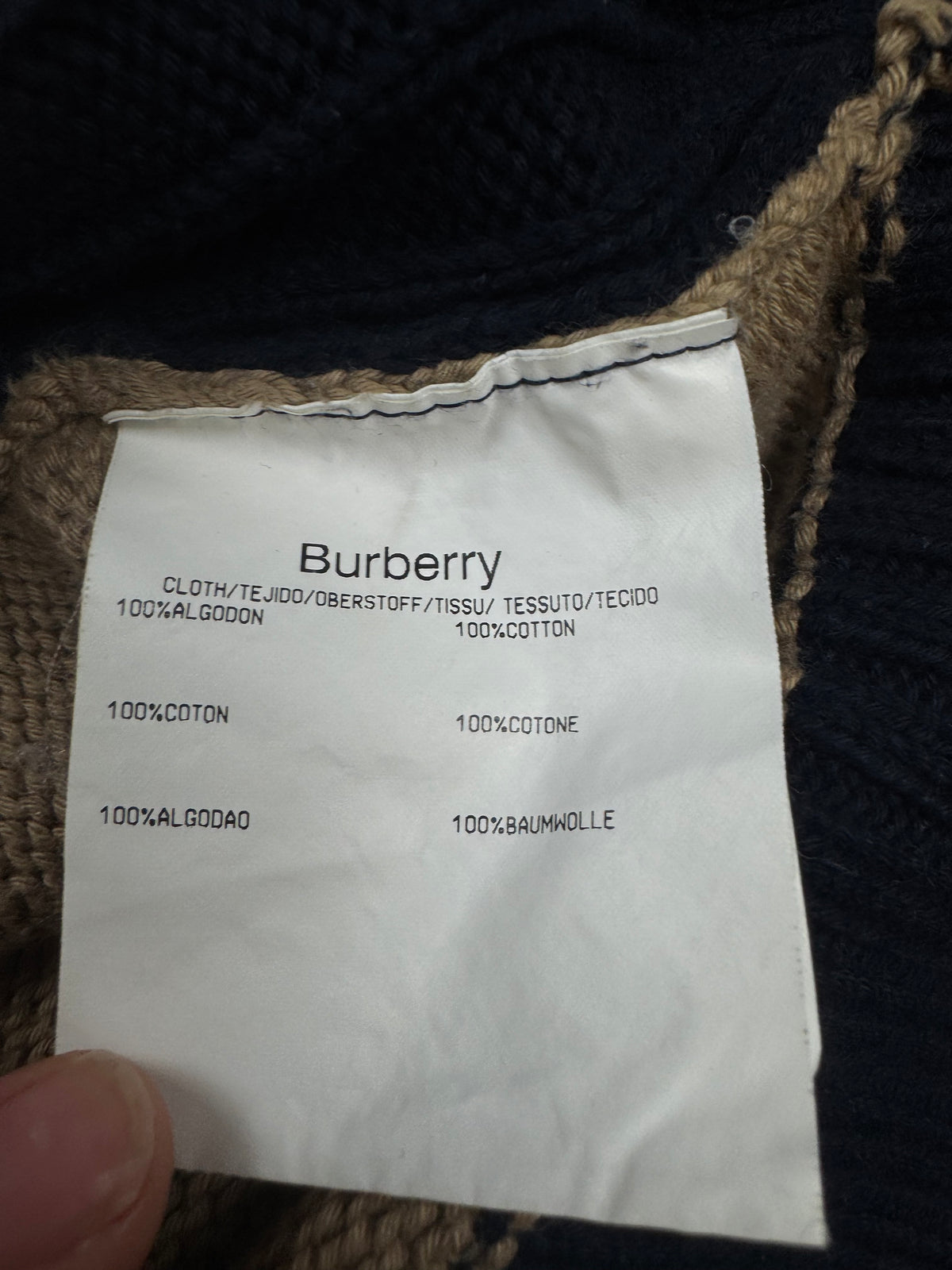 vintage Burberry sweatjacket {XXL}
