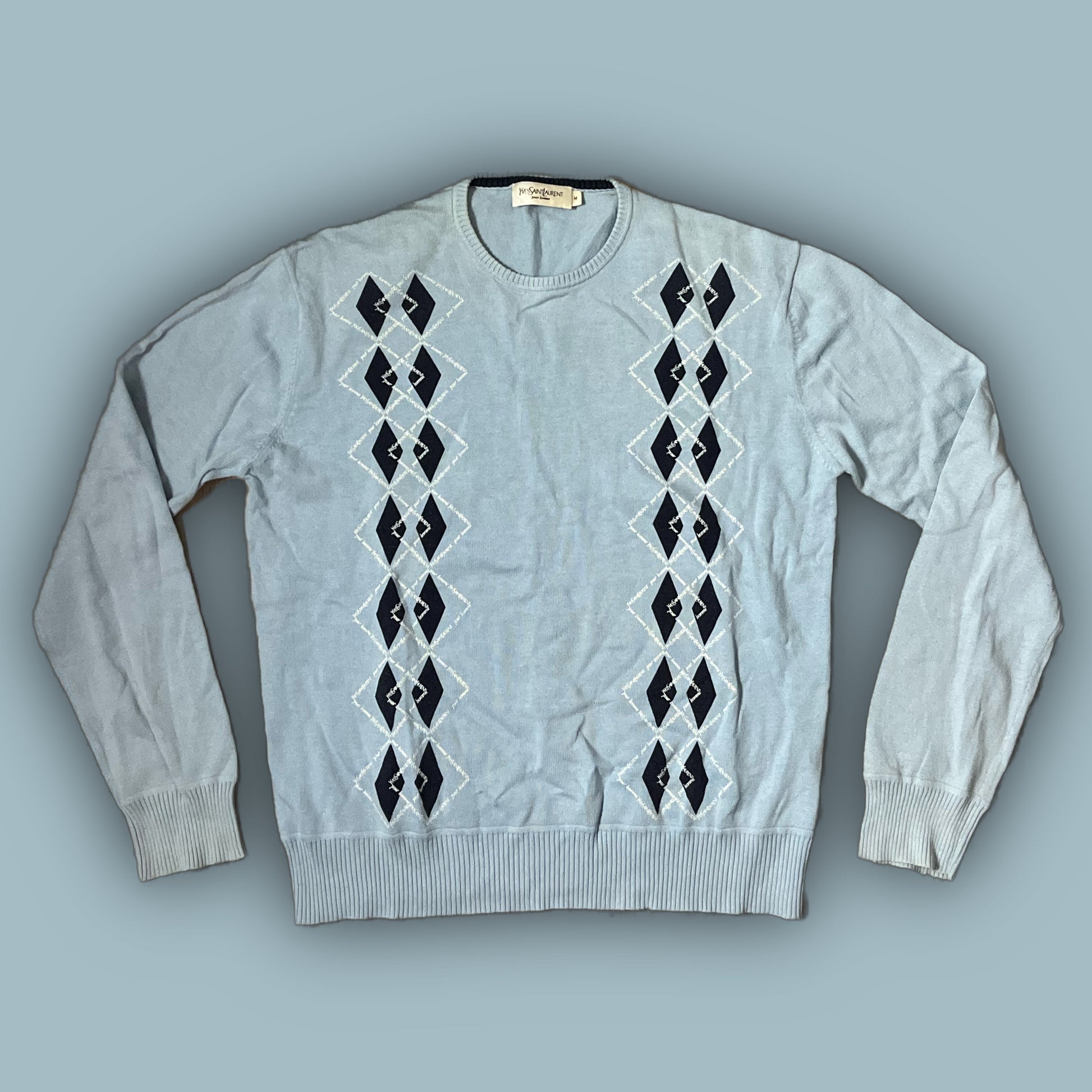 vintage Yves Saint Laurent knittedsweater {M}