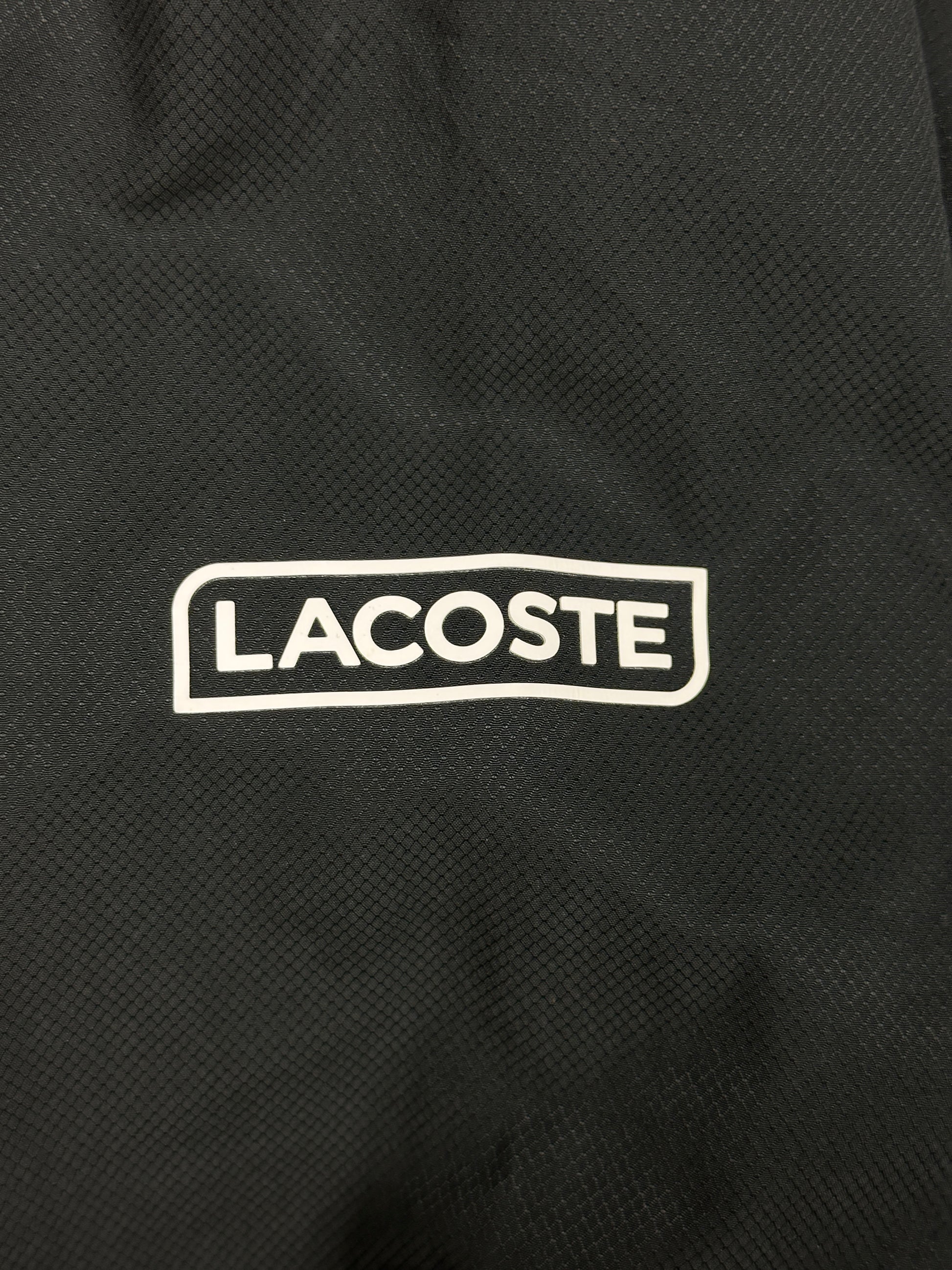 black Lacoste windbreaker {XS}