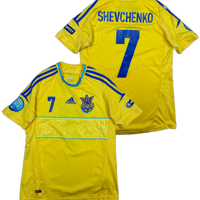 vintage Adidas Ukraine SHEVCHENKO7 home jersey {M}