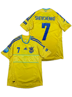 vintage Adidas Ukraine SHEVCHENKO7 home jersey {M}