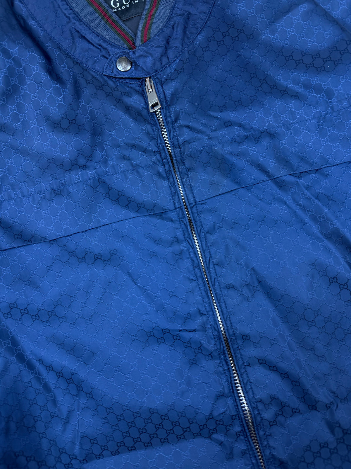 vintage navyblue Gucci monogram windbreaker