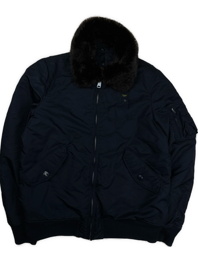 vintage Blauer winterjacket {XL}