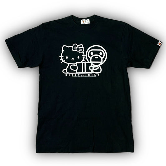 vintage BAPE a bathing ape X hallow kitty t-shirt {M}