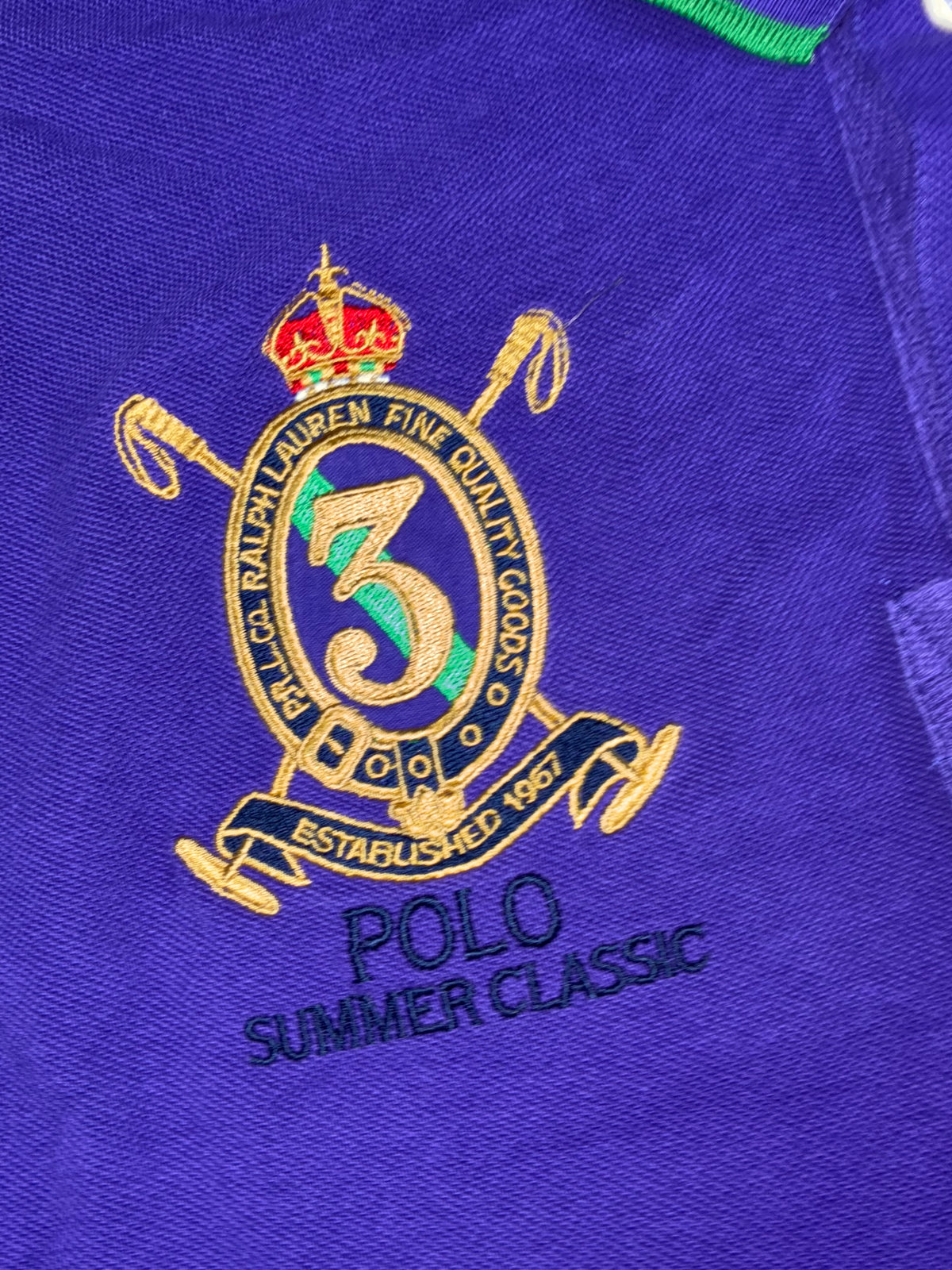 vintage purple Polo Ralph Lauren polo {XL}