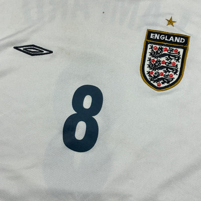 vintage Umbro England LAMPARD8 home jersey {M}