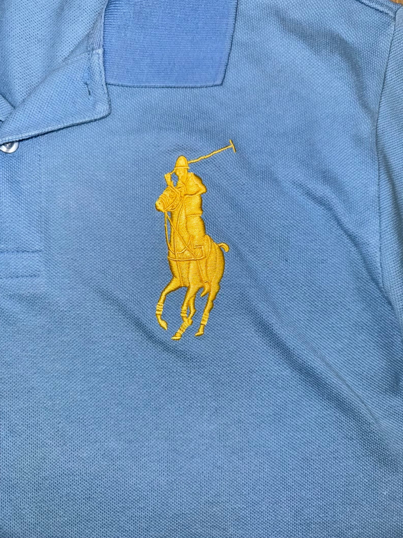 vintage babyblue Polo Ralph Lauren polo {M}