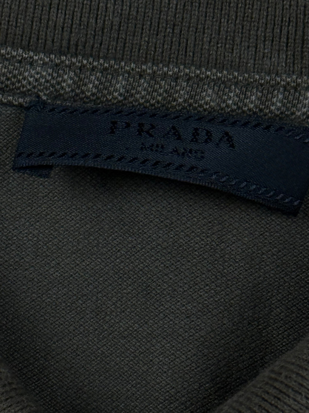 khaki Prada polo