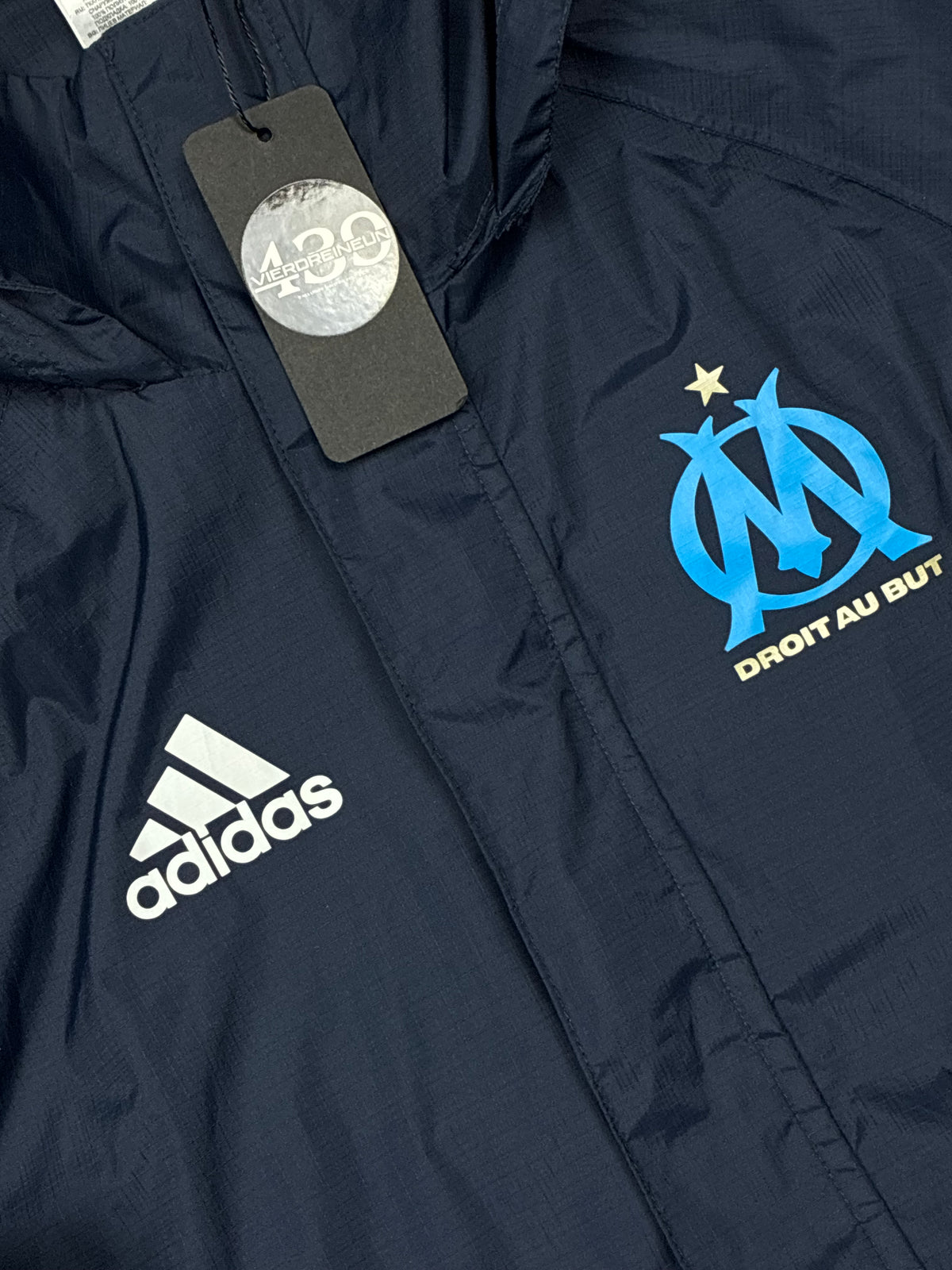 vintage Adidas Olympique Marseille windbreaker {M}