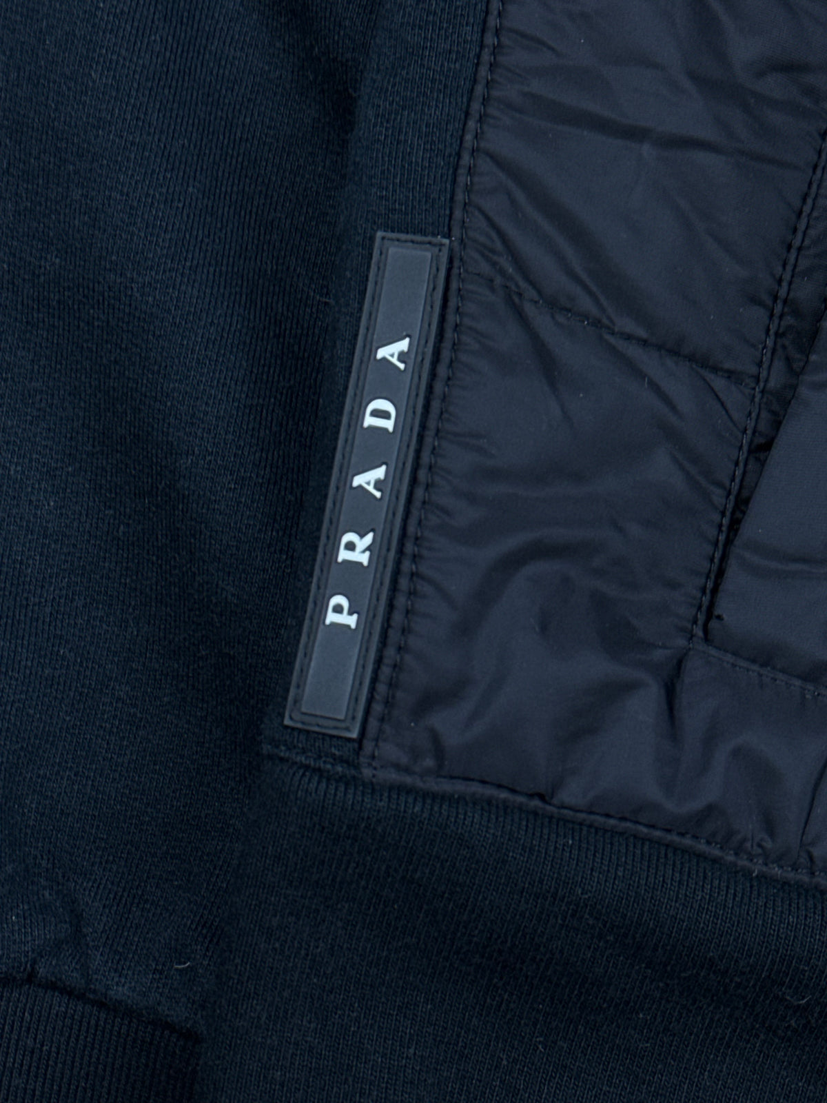 vintage Prada hybrid sweatjacket