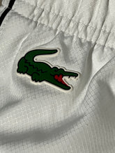 Load image into Gallery viewer, white/black Lacoste trackpants {L}
