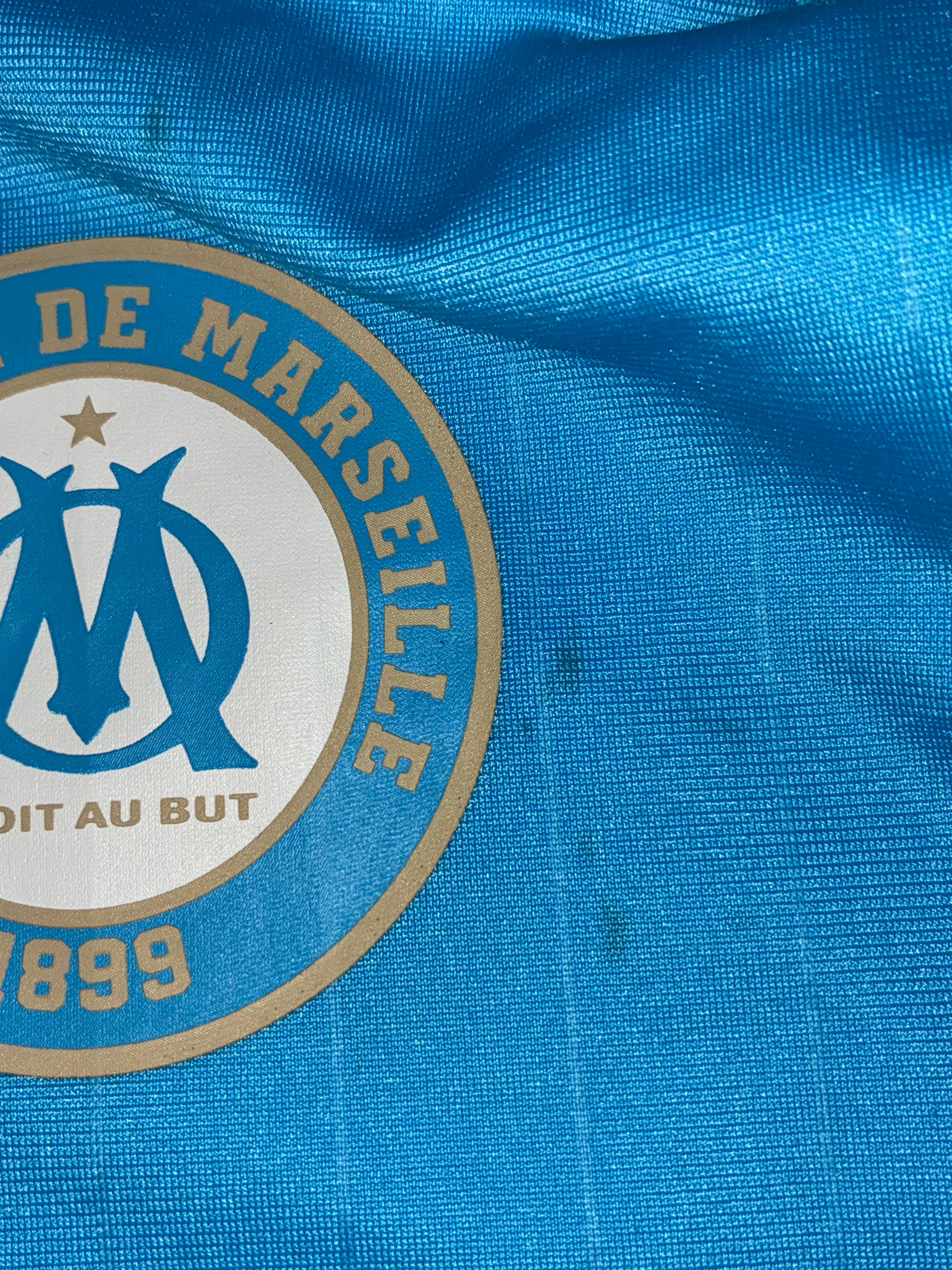 vintage babyblue Adidas Olympique Marseille sweater {M}