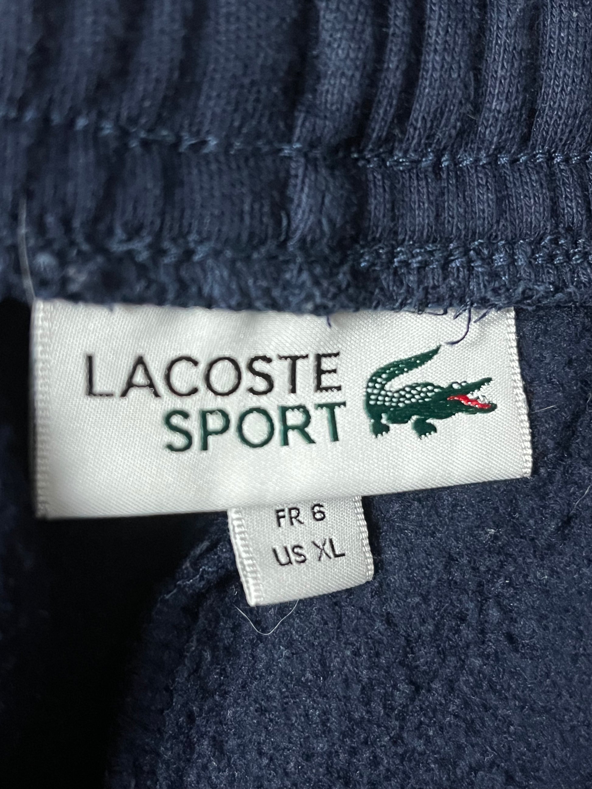 navyblue Lacoste joggingpants {L}