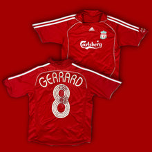 Carica l&#39;immagine nel visualizzatore di Gallery, vintage Adidas Fc Liverpool GERRARD8 2007-2008home jersey {XXS}
