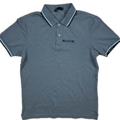 grey Prada polo {S}