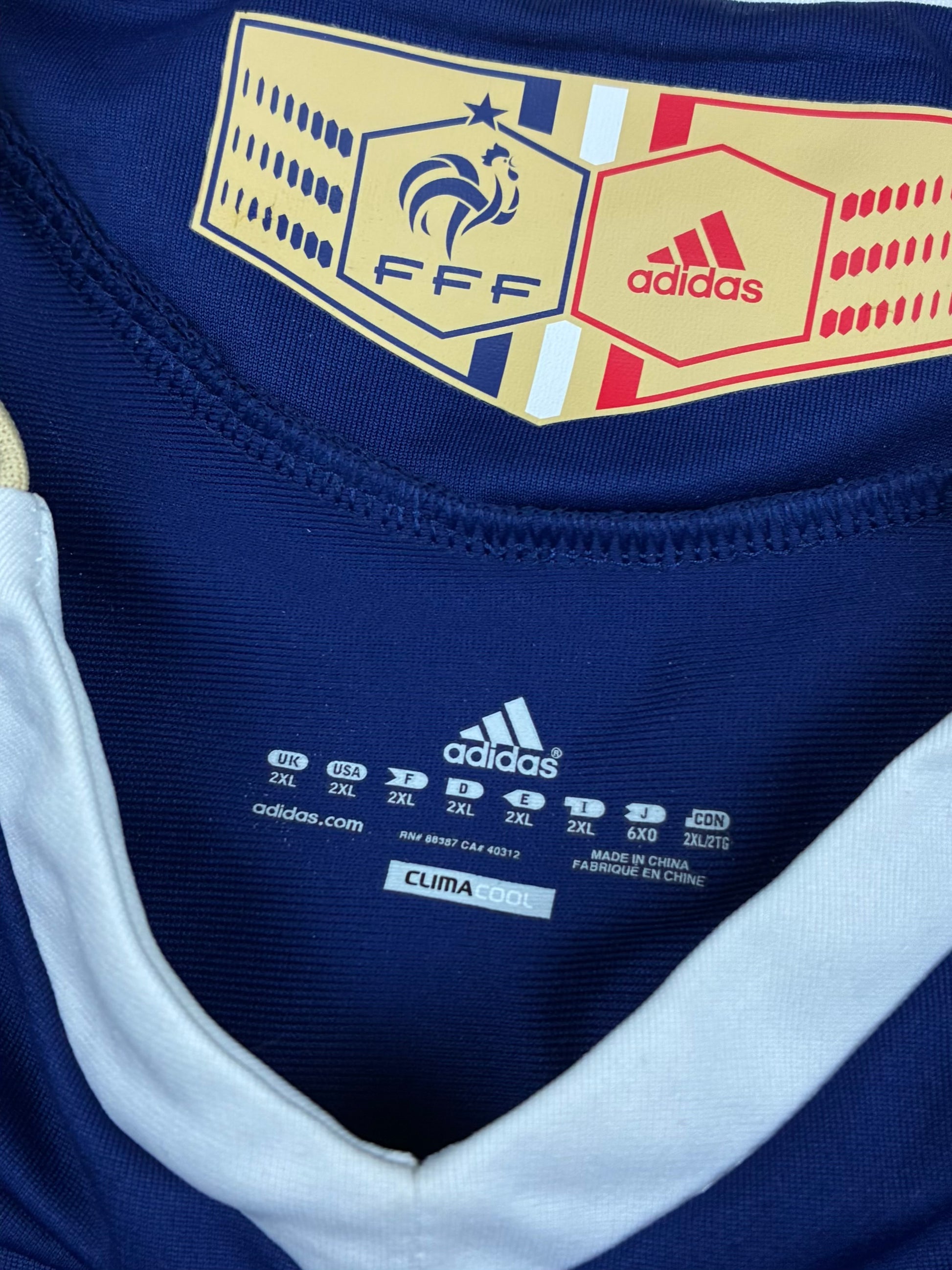 vintage Adidas France RIBERY7 home jersey {XXL}