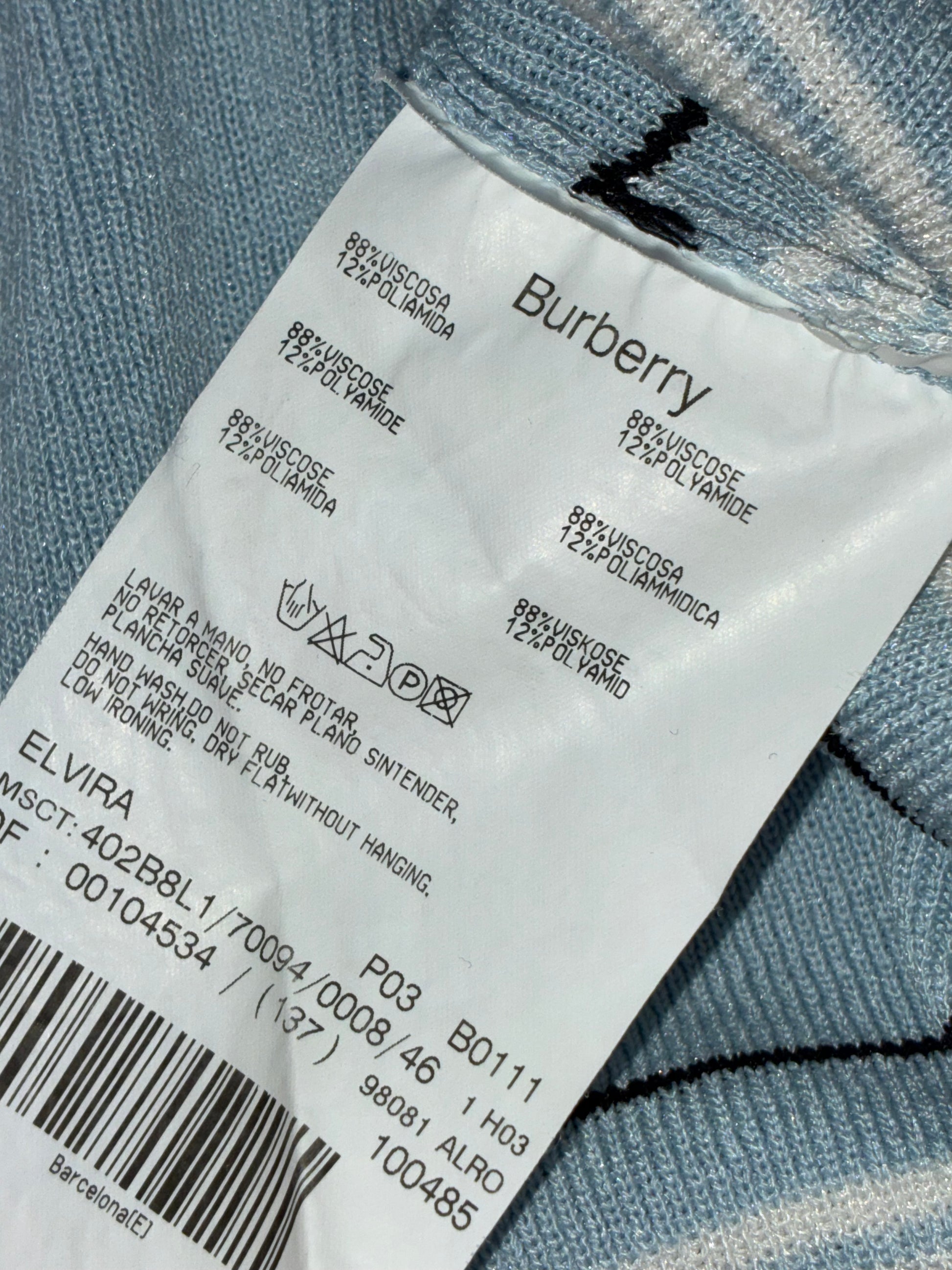 vintage Burberry knittedsweater {S}