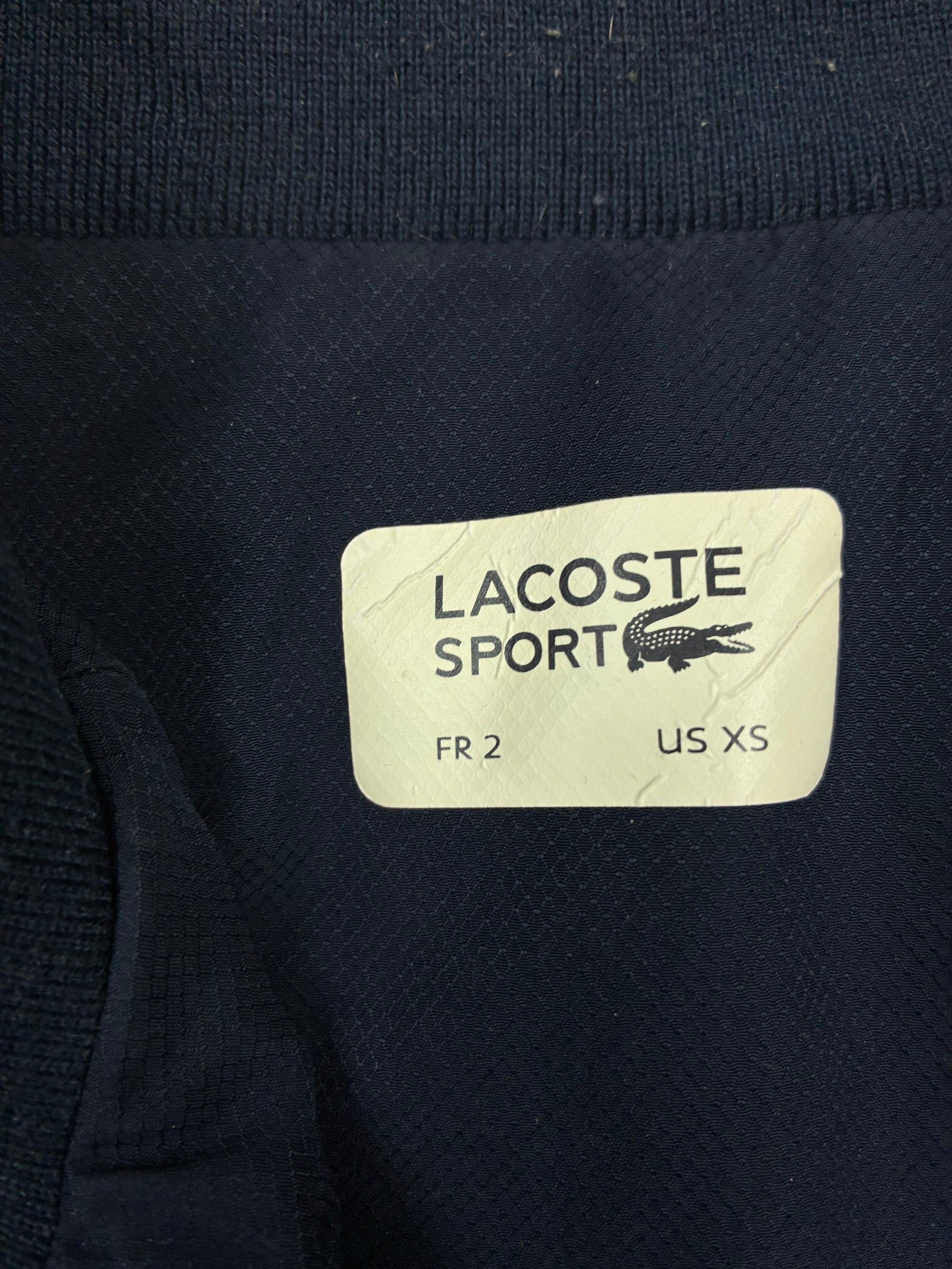 navyblue Lacoste windbreaker {XS}