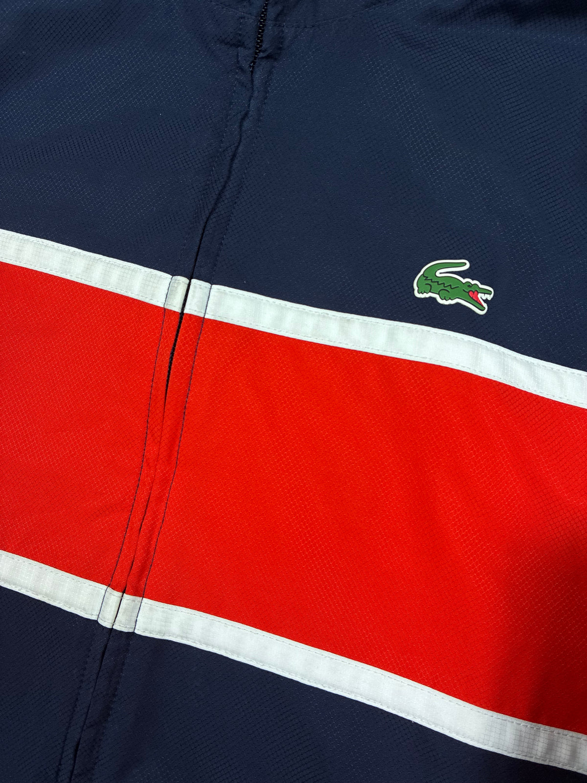 navyblue Lacoste windbreaker {S}
