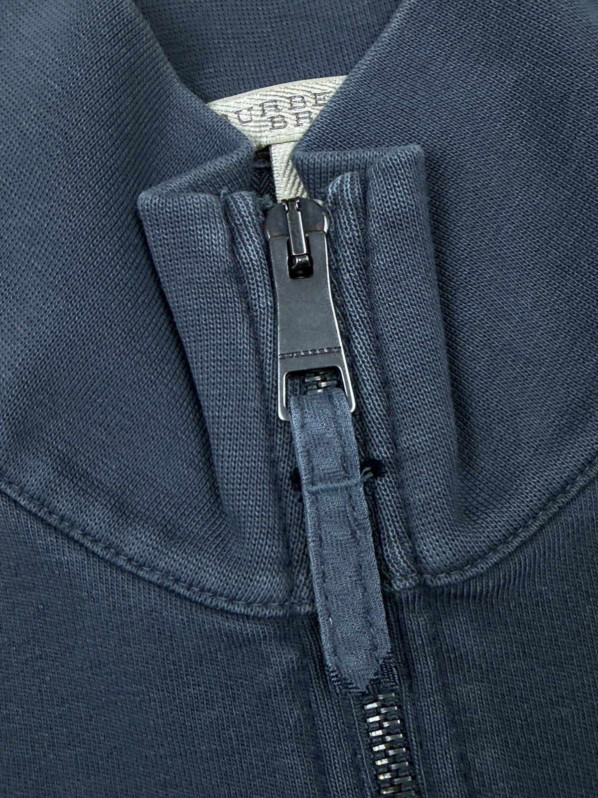 vintage Burberry quarterzip {S}