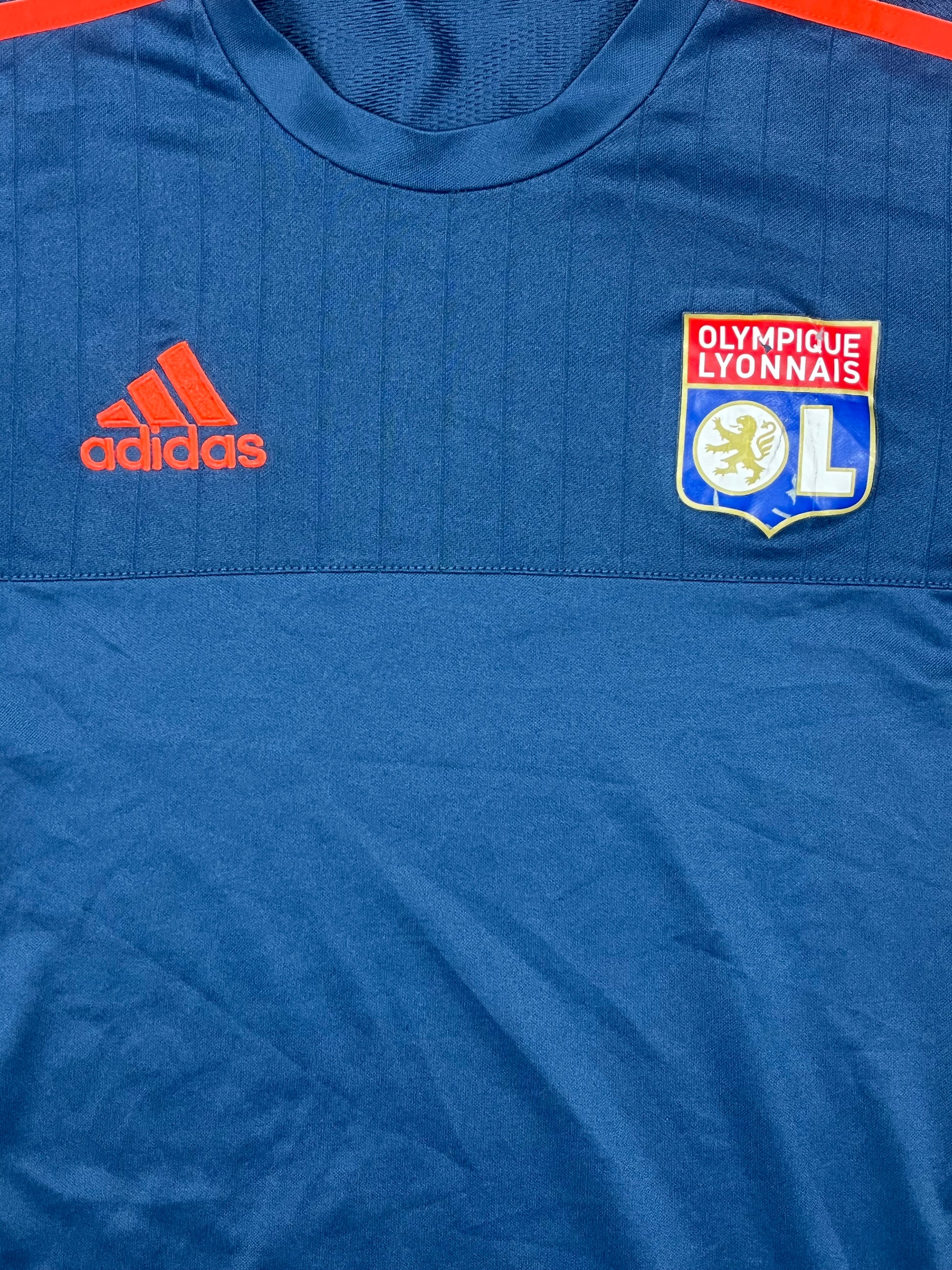 vintage Adidas Olympique Lyon trainingjersey {S}