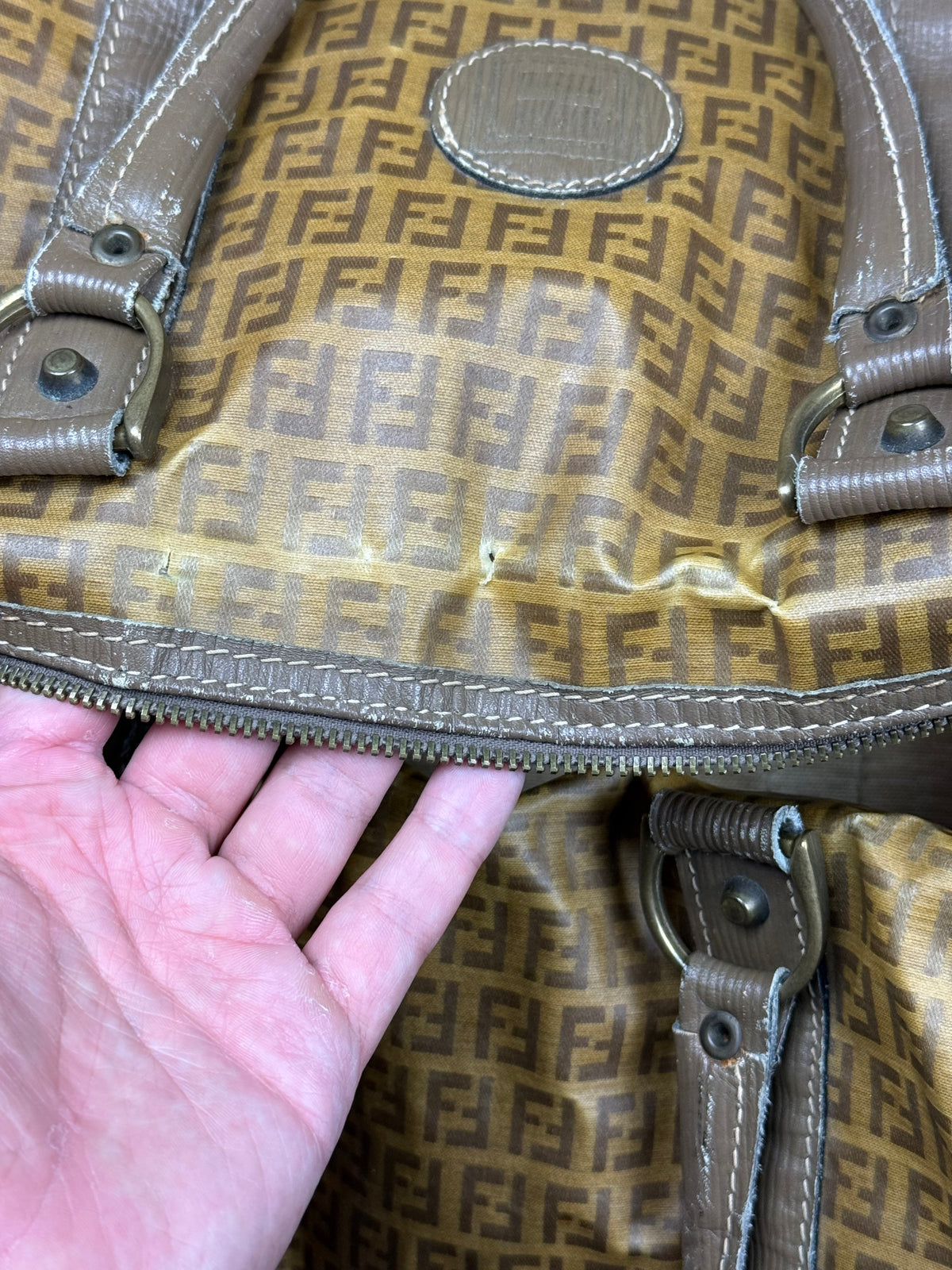 vintage Fendi duffle bag