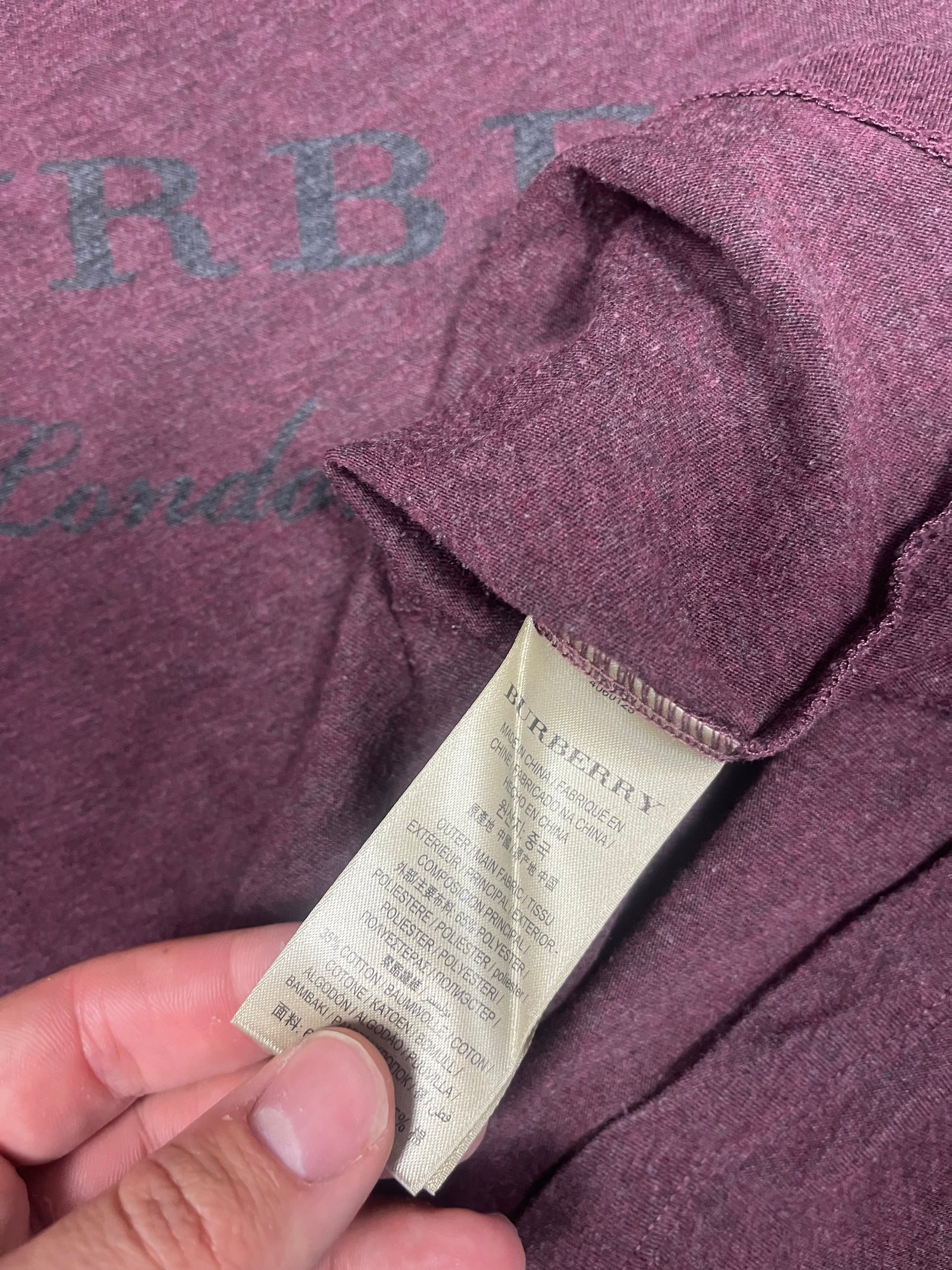 vintage Burberry t-shirt {L}