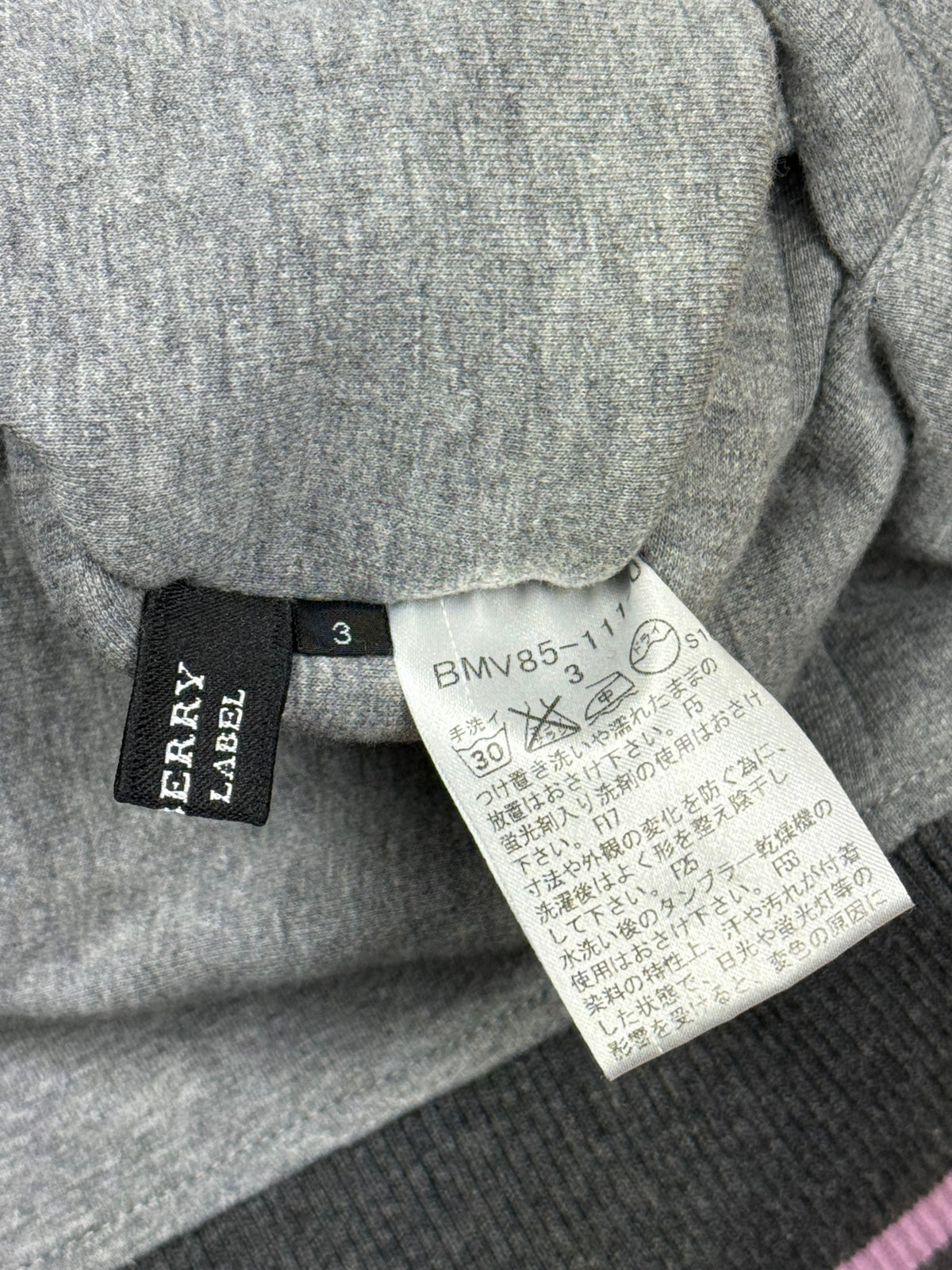 vintage reversible Burberry Black Label sweatjacket {M}