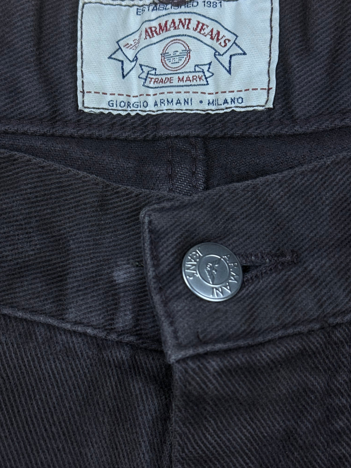 vintage Armani jeans {M}