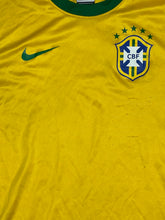 Carica l&#39;immagine nel visualizzatore di Gallery, vintage Nike Brasil 2014 trainingsjersey {M}
