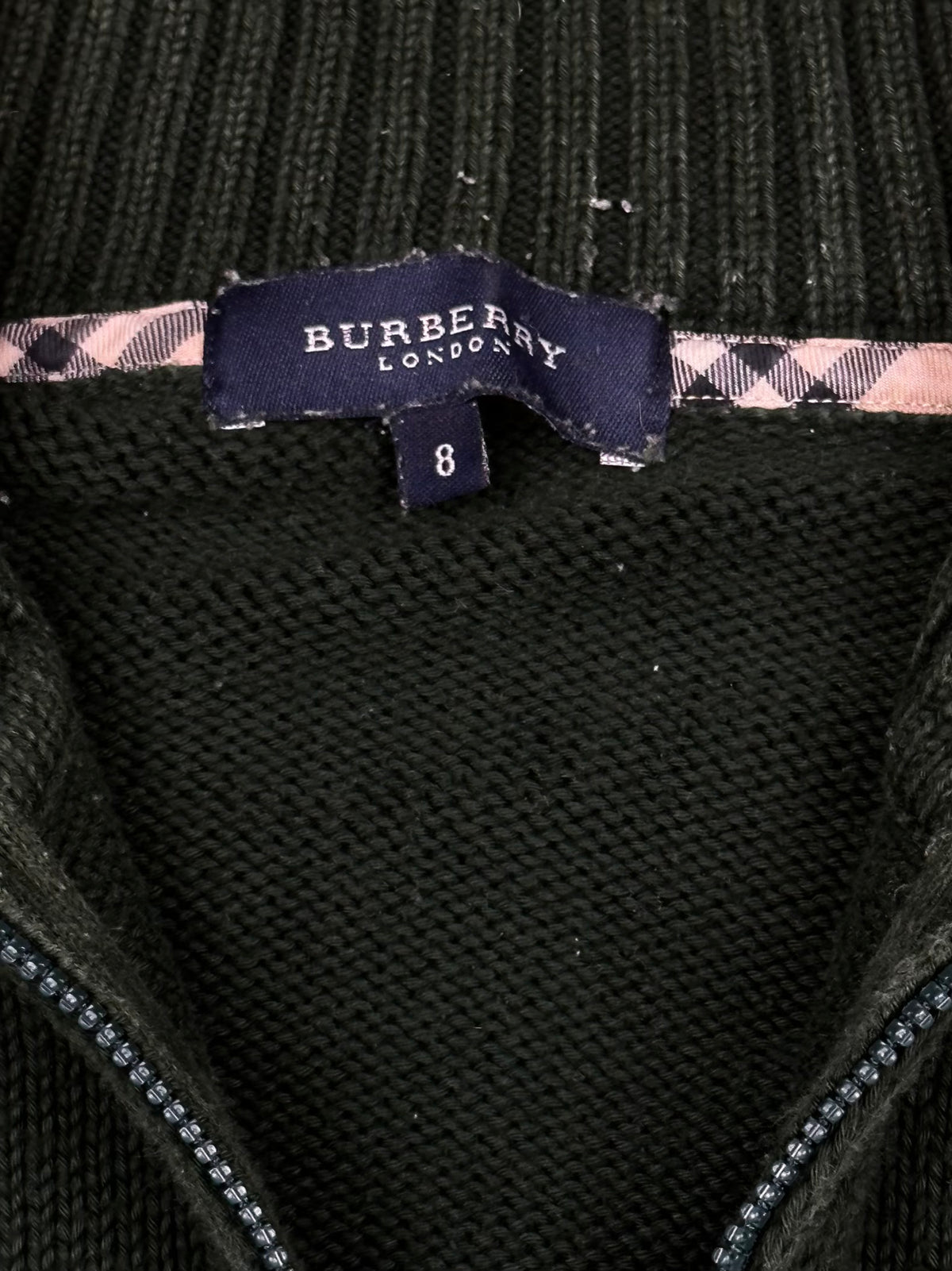vintage Burberry quarterzip {XL}