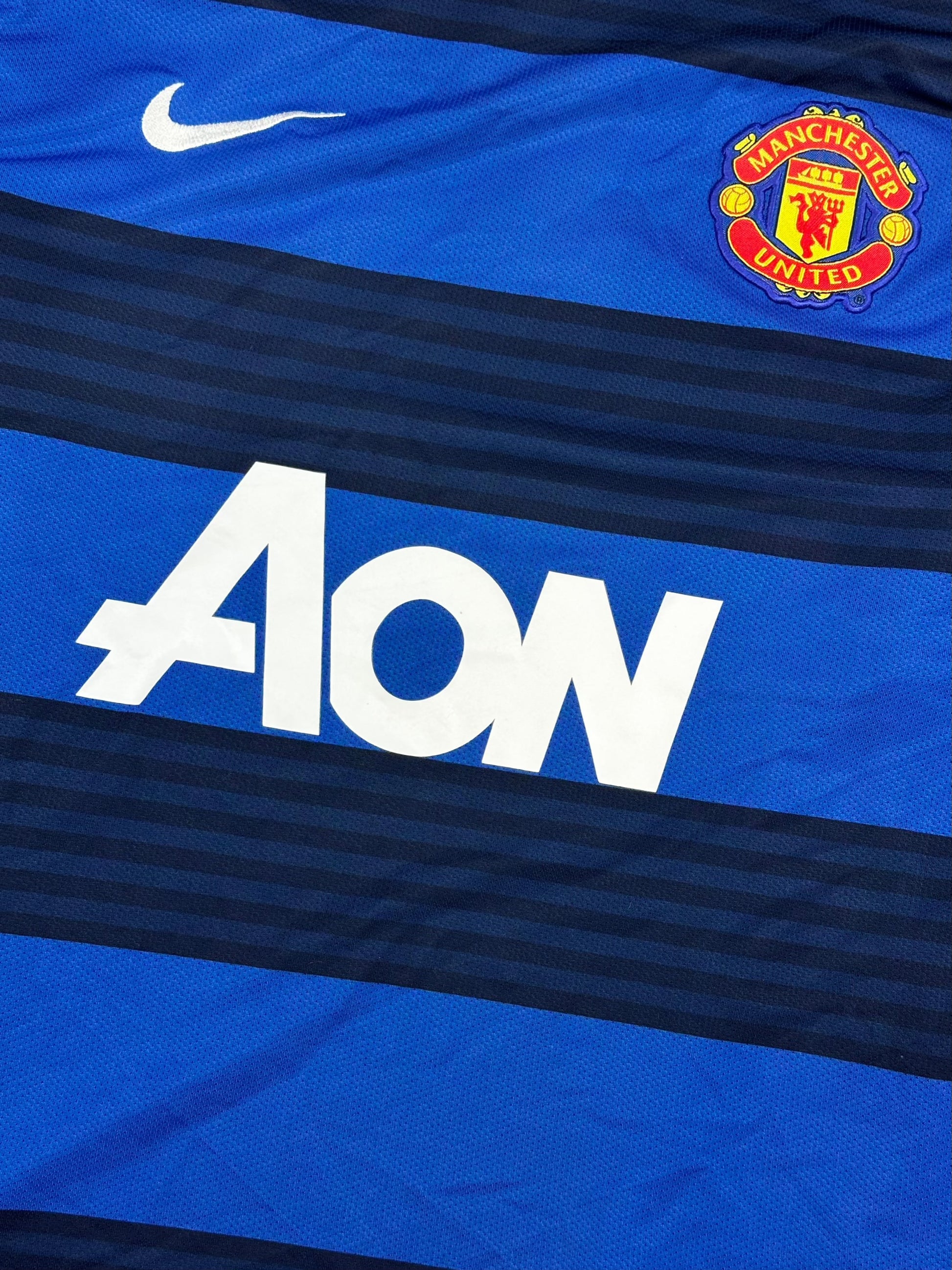 vintage Nike Manchester United away jersey long {XL}