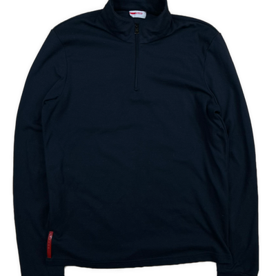 vintage Prada quarterzip {S}