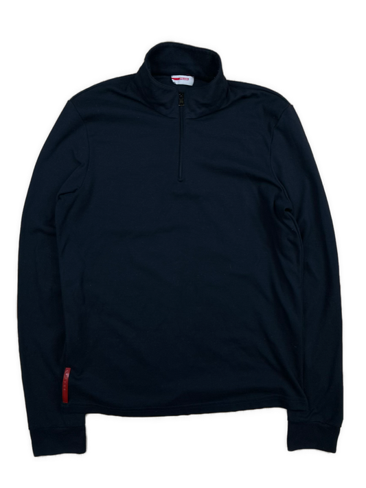 vintage Prada quarterzip {S}