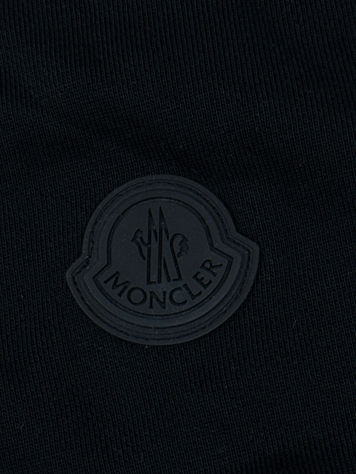 black Moncler sweatjacket