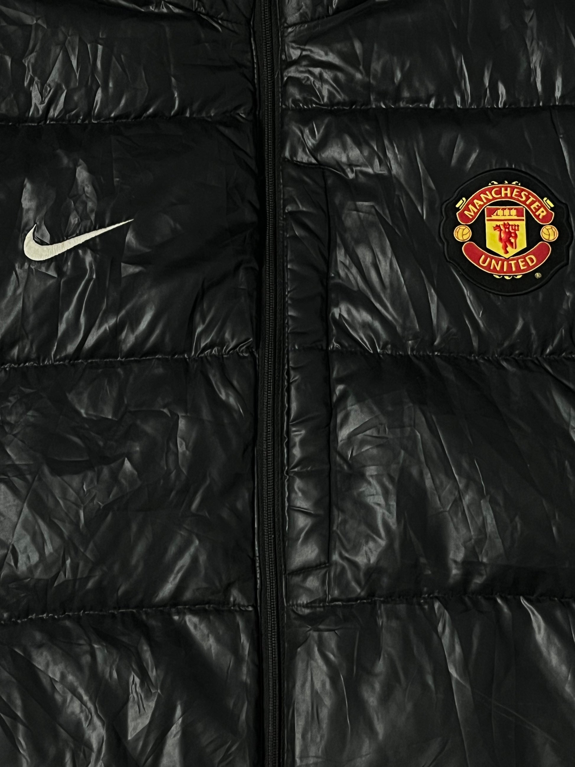 vintage Nike Manchester United pufferjacket {L}