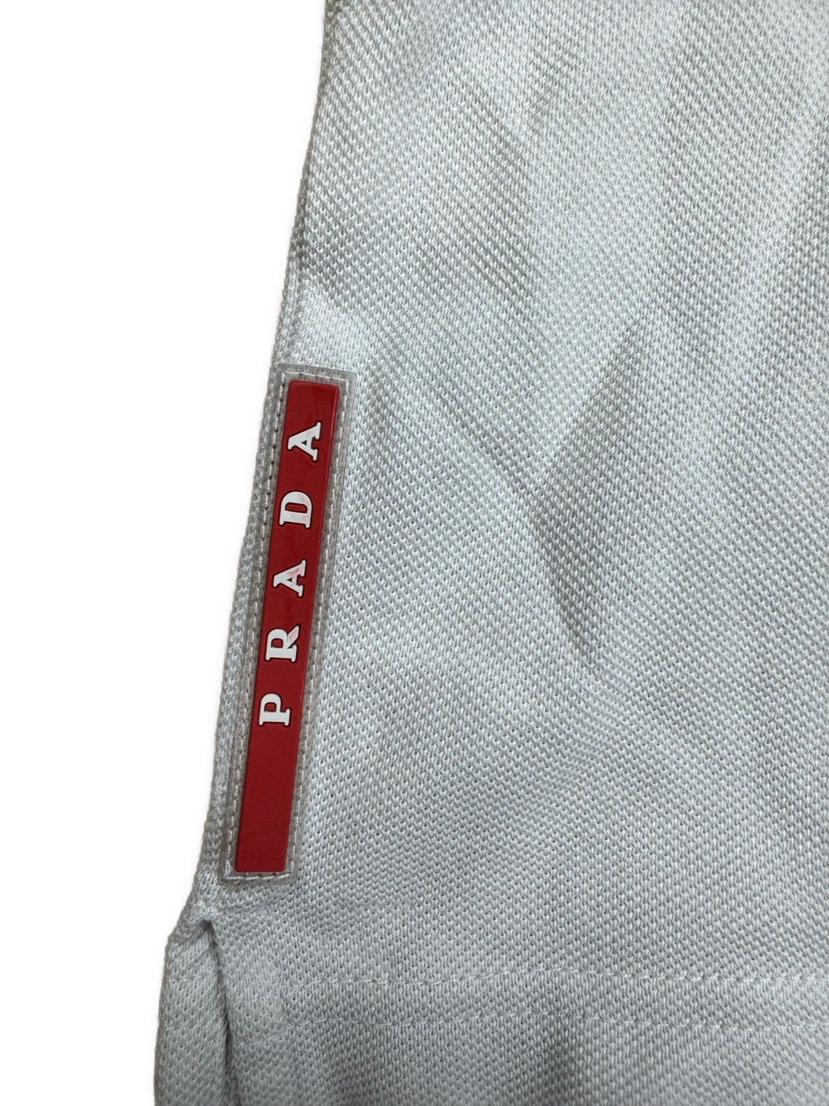 white Prada polo {S}