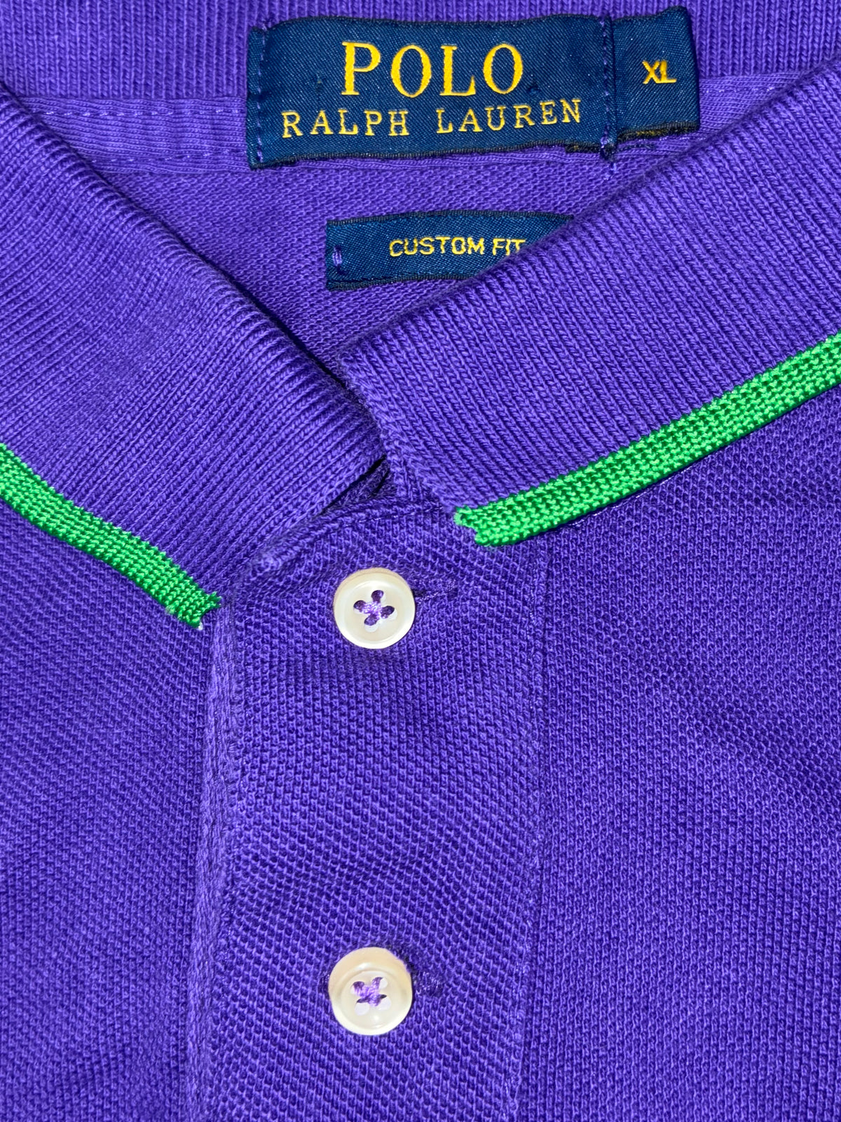 vintage purple Polo Ralph Lauren polo {XL}