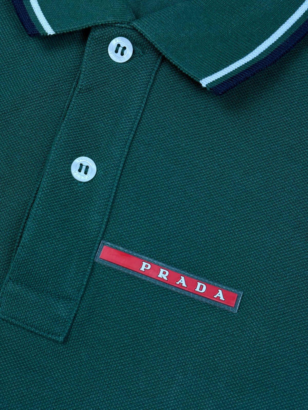 green Prada polo {S}