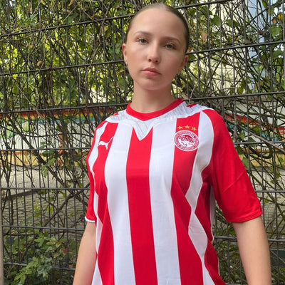 vintage Puma Olympiacos Piraeus home jersey DSWT {M}