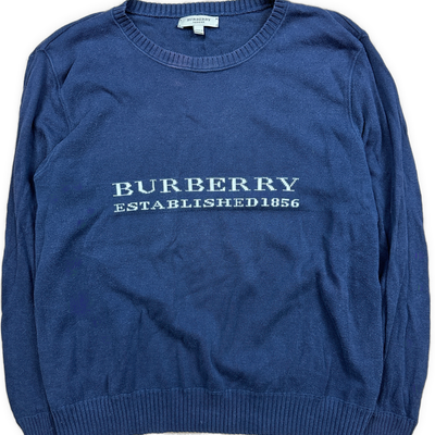 vintage Burberry knittedsweater {S}
