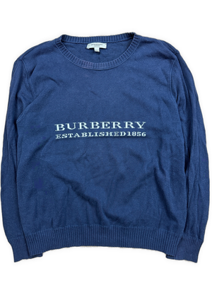 vintage Burberry knittedsweater {S}